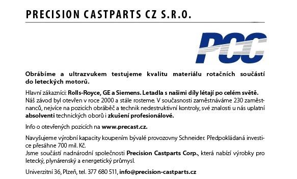  Precision Castparts CZ, s.r.o.